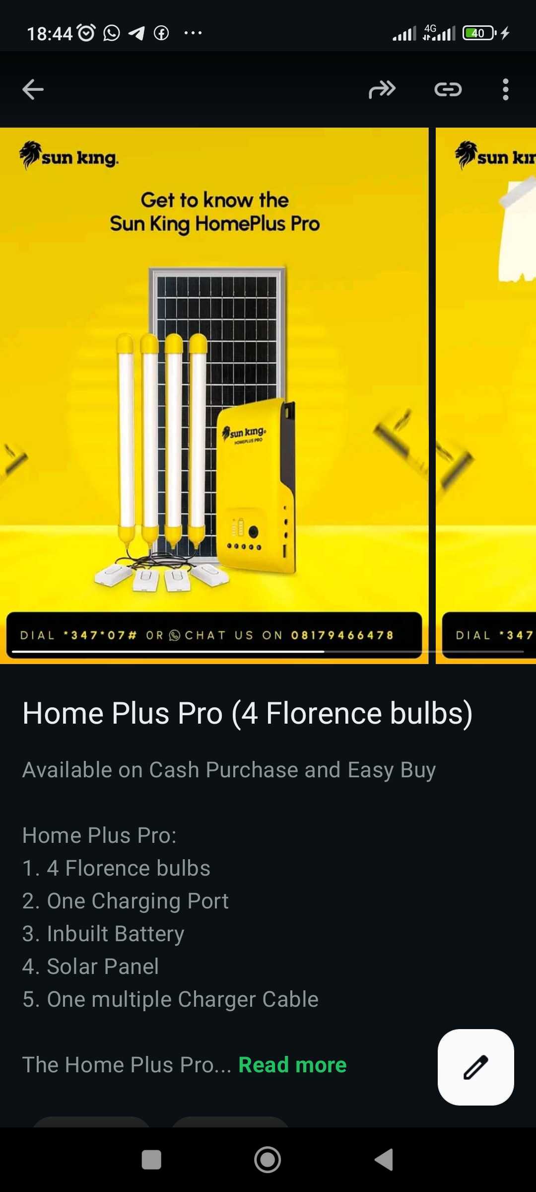 Solar Fluorescent Bulbs