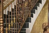 Stainless and Roth iron hand rail designs