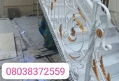 Stainless and Roth iron hand rail designs